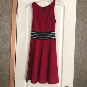 Semi formal red dress